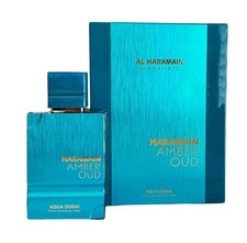 Haramain Aqua Dubai Amber Oud Eau De Parfum By Al Haramain 60ml-2 FL OZ