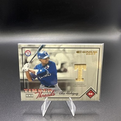 Alex Rodriguez Donruss Timber and Threads Rangers Game-Used Bat Insert #13 /350
