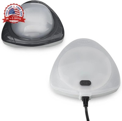 Intex Underwater LED Magnetic Above Ground Wall Pool Light with Magnetic Transmi