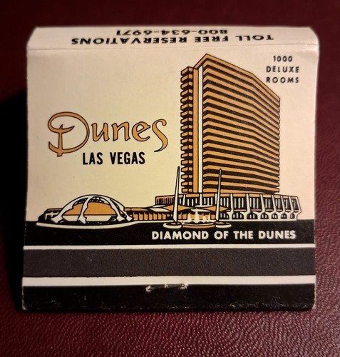 Dunes Hotel Las Vegas Est 1955 ~ Original Beverly Hills ~ Reservation Matchbook 