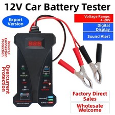 12V Car Battery Tester Digital Voltmeter Load Tester Alternator Diagnostic Tool