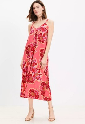 Ann Taylor LOFT Floral Linen Blend Strappy Maxi Dress Size 14 NWT | eBay Ann Taylor LOFT Floral Linen Blend Strappy Maxi Dress Size 14 NWT | eBay