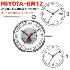 Gm12 Movement Genuine Japan Miyota Watch Movement 3 Hands Date At 3 6 Gm12 Movement Genuine Japan Miyota Watch Movement 3 Hands Date At 3 6