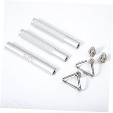 Aluminum Resistance Band Bar, 3-Section Detachable Heavy Duty Workout Bar for