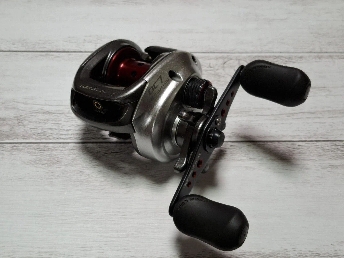 Moulinet Casting Shimano Scorpion DC 150HG - Version JPN, Occasion, Main Droite, Rapport 7.4:1