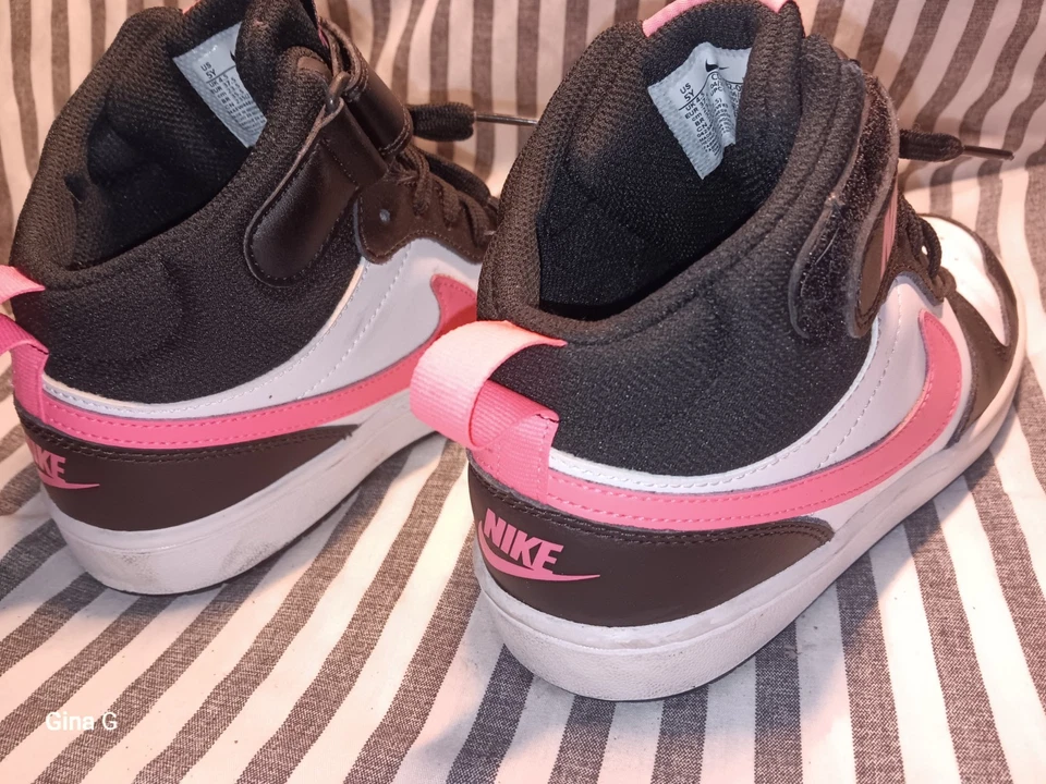 耐克 Court Borough 2 Mid White Sunset Pulse GS 美国儿童 5 岁 — 第 4/4 张图片