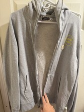 Grey BAPE zip Hoodie