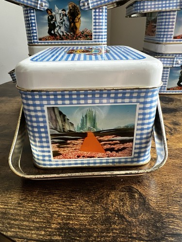 Vintage Walt Disney Co Wizard Of Oz Candy Tin Basket Lot Of 7 - Picture 3 of 12