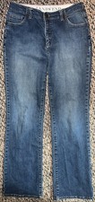 LANDS END Jeans Women Size 10 Original Fit Classic Waist Boot Leg Superb State 