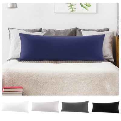 100% Cotton Long Pillowcase 1pc, Soft Breathable Large Pillow Covers