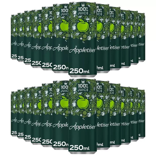Appletiser Cans, 24 x 250ml 100% pure apple juice  - Picture 1 of 2