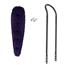 20" ORIGINAL LOWRIDER Velour 5 Button Purple Banana W/Seat Black Sissy Bar 20"