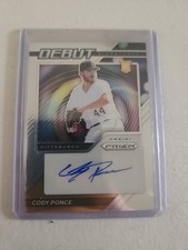 2021 panini Prizm Cody ponce debut signatures                                   