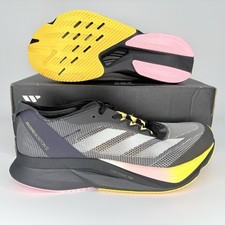 Adidas Adizero Boston 12 Black Orange Running Shoes Women's 9 IF9221 - NO LID