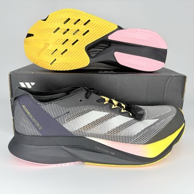 Adidas Adizero Boston 12 Black Orange Running Shoes Women's 9 IF9221 - NO LID