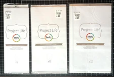 Project Life Becky Higgins PHOTO POCKET PAGES Design H, I OR J 12 Pages