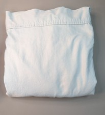 Threshold Blue Cotton Flat Sheet Full
