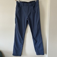 GERRY Venture Commuter Pants Men  s 34 x 30 Relaxed Fit Navy Blue Comfort Stretch