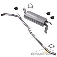 Atec Auspuffanlage Abgasrohr EndschalldÄMpfer FÜR Renault Twingo 1 C06 1.2 93-07