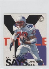 1997 Fleer Goudey YA Tittle Says Curtis Martin #14 HOF 0a1