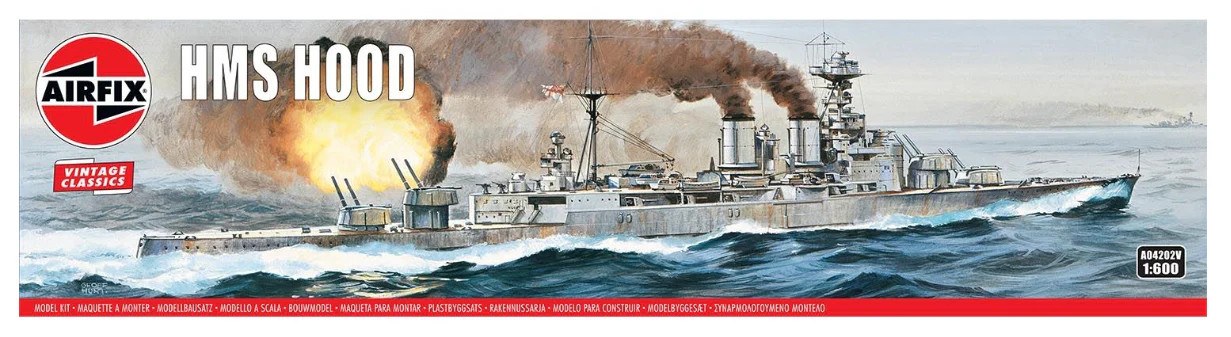 Airfix HMS Hood Warship Model Kit - Image 2