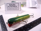 Musky "Nauty Boy" Dive & Rise 6" Fishing Lure Bait - Handcrafted in Wi., USA