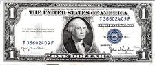 1935-D $1 Silver Certificate (WIDE) VF-CVF- Fr. 1613W
