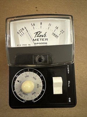 Vintage Wein light meter  ONLY WP/500B electronic cordless box papers