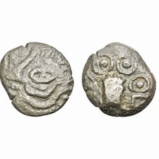 North Arabia, Lihyan Ancient Coins ,Athena
