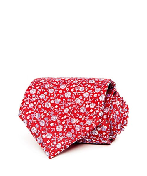The Mens Store at Bloomingdales Tossed Floral Vines Classic Tie - OS 3890₽