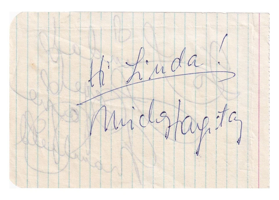 Jayne Mansfield/Mickey Hargitay signed Autograph w/Certificate of Authenticity - Image 2 of 3