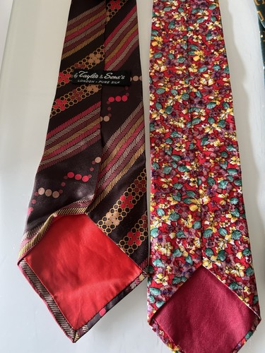lot stock 15 real vintage ties cravatte 60s 70s - Foto 10 di 20