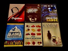 6 Documentary DVD Lot! Vampire Secrets, Alaska Missionaries, Fruit Hunters NEW