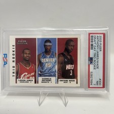 2003-04 Fleer Tradition - Trio Rookie LeBron ...