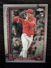 2025 Topps Chrome Update Ryan Johnson #USC116 (RC) Angels