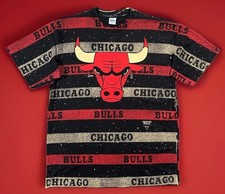 Vintage Deadstock 1992 Chicago Bulls Salem Sportswear AOP NBA Single Stitch XXL