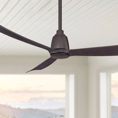 52" Fanimation Kute Dark Bronze Damp Rated Smart Ceiling Fan - Picture 1 of 4