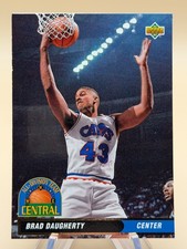Brad Daugherty 1992-93 Upper Deck All-Division Team #AD6 Cavaliers (BAD EDGE)
