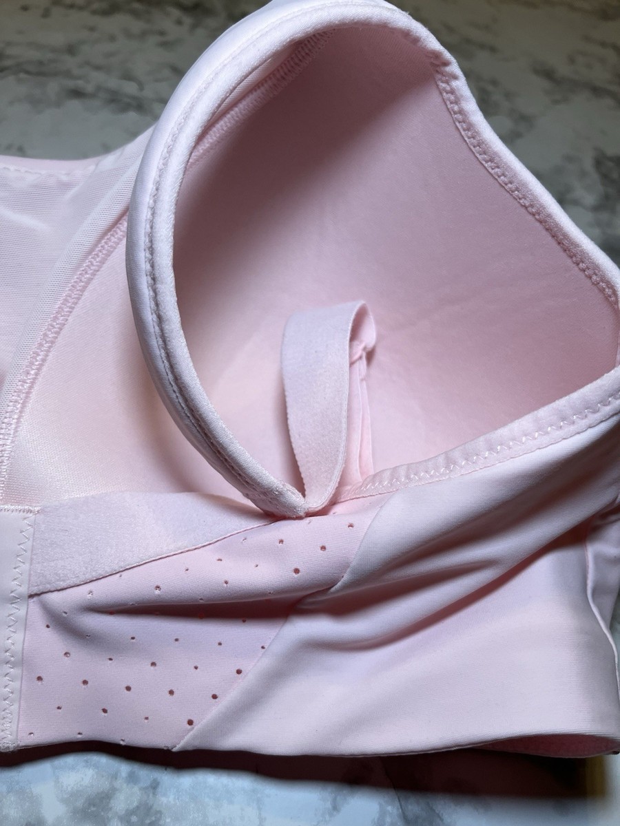 Lululemon light Pink sports bra 34DD EUC No Wear Padded Straps No Wire High Cut View 4