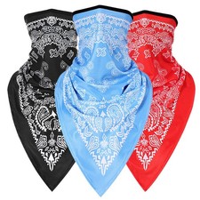 Motorcycle Cooling Neck Gaiter Face Scarf Sun Shield Balaclava Bandana Headband