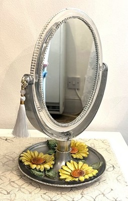 Dekorative freistehende Tischplatte 2 Wege Kosmetikspiegel Kunststoffrahmen Upcycling Artikel