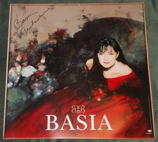 signed - BASIA - Sweetest Illusion - 1994 23" x 23" promo poster - Epic YC 64255