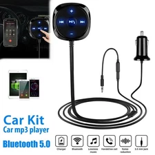 3.5mm Car AUX Wireless Stereo Audio Music Receiver Adapter USB Charger