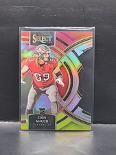 2023 Panini Select Premier Red Yellow Prizm Die Cut RC Cody Mauch Rookie Tampa