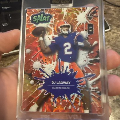 Wild Card Splat - Orange Scope DJ Lagway Florida Gators 6/6 Bookend Baylor Bears