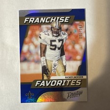 2024 Panini Prestige Blue Xtra Points #/249 Franchise Fav Rickey Jackson 001/249