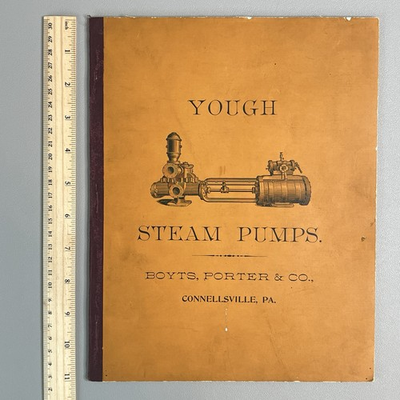 #ad 1900s Boyts Porter Yough Steam Pump Catalog Connellsville PA Coal Mine Machinery $85.49