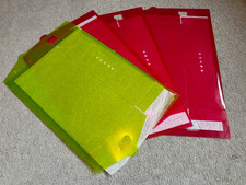 Bundle of Four Plastic Self Assemble Shoe Storage Boxes