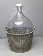 Weinballon Glasballon Gärballon Glas Plastikkorb ca. 30 Liter M 16