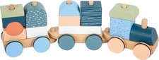 small foot Wooden Train Arctic made of FSC 100 -certified wood, stacking  inser